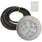 Jeffergarden - 3. 8in led lumire sous - marine 316 acier inoxydable ip68 tanche lumire de piscine ...