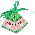 Jeffergarden bote d'emballage de bonbons de nol 10 pices, jolies botes d'emballage cadeau rouges ...