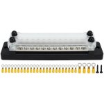 Jeffergarden bornier de distribution d'�nergie dc 12 - 48v 28 bornes adapt�es au syst�me d'alimentation ...