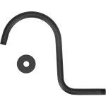 Jeffergarden bras de douche en forme de s, col de cygne, en acier inoxydable, bras d'extension de pomme ...