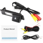 Jeffergarden cam�ra de recul ccd hd ip68, cam�ra de stationnement � 170 degr�s pour �clairage de plaque ...