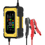 Jeffergarden chargeur de batterie de motos - chargeur de batterie intelligent 12 v / 7 a, �cran lcd, ...