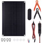 Jeffergarden chargeur de batterie solaire, kit de charge d'entretien de panneau portable 20 w 12 v pour ... Jeffergarden chargeur de batterie solaire, kit de charge d'entretien de panneau portable 20 w 12 v pour ...