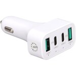 Jeffergarden chargeur de voiture 40 w, charge rapide, adaptateur allume - cigare avec lumi�re led, compatible ...