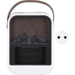 Jeffergarden chemine lectrique avec flamme simule, 1 000 w, protection contre la surchauffe, chauffage ...