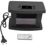 Jeffergarden chemine lectrique portable 1000 w, chauffage rapide et uniforme, pole de table avec tlcomman ...