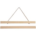 Jeffergarden cintre d'affiche en bois, cadre de suspension magntique diy pour art / impressions / toile ...