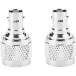 Jeffergarden connecteur rf type n mle vers bnc femelle, adaptateur coaxial, convertisseur de test, 2 ...