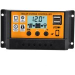 Jeffergarden - contrôleur de charge intelligent pour panneau solaire, double usb, régulateur de charge ... Jeffergarden - contrôleur de charge intelligent pour panneau solaire, double usb, régulateur de charge ...