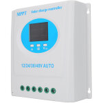 Jeffergarden - contr�leur de charge solaire mppt 150 a 12 v 24 v 36 v 48 v, �cran lcd, r�gulateur intelligent ...