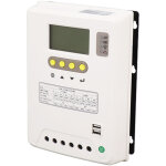 Jeffergarden - contr�leur de charge solaire pwm 12 v 24 v 36 v 48 v avec �cran lcd, r�gulateur de panneau ...