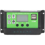 Jeffergarden contr�leur de charge solaire, param�tres r�glables, panneau intelligent, r�gulateur de batterie ...