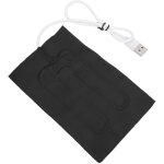 Jeffergarden coussin chauffant usb en tissu 15, 4 x 10 cm 5 v 1 a 5 w � chauffe rapide, pliable, pour ...