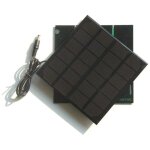 Jeffergarden - dc sortie 3w 6v silicium monocristallin module de panneau solaire batterie lampe chargeur ...