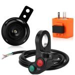 Jeffergarden ensemble de commutateur de klaxon, clignotants et feux arri�re pour guidon de moto suzuki, ...