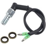 Jeffergarden interrupteur de feu stop hydraulique universel pour moto, ensemble arri�re avec rondelles ...