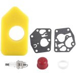 Kit de bougie d'allumage de filtre  air de joint de diaphragme de carburateur pour de nombreux petits ...