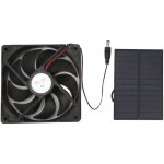 Jeffergarden kit de ventilateur de panneau solaire ext�rieur silicium monocristallin pour caravanes camping ...