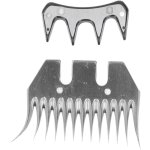 Jeffergarden lame de cisaille  laine 13 dents, ciseaux  laine courbs, peigne, ensemble d'accessoires ...