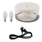 Jeffergarden lampe anti - puces �lectrique collante, pi�ge � insectes non toxique, attrape - mouches ...