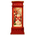 Jeffergarden lanterne boule  neige pour cabine tlphonique, ornement lumineux de nol pour bar ktv, ...