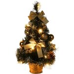 Jeffergarden mini arbre de nol artificiel de table, 40cm, dcoration de nol avec lumire led, dcoration ...