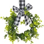 Jeffergarden mini couronnes d�coration de ferme d�cor � carreaux de buffle pour d�cors de porte d'entr�e ...