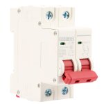 Jeffergarden mini disjoncteur de s�curit� mcb, 2p dc 500v 16a, dz47 - 63z - 2p