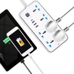 Jeffergarden ?multiprise avec 6 prises & 3 usb + 1 port type c? (6ft) - prot�ge - surtension avec bouton ...