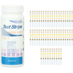 Jeffergarden papiers de test pour piscine 5 en 1, 50 pi�ces, qualit� de l'eau, ph cl, bandes de chlore ...