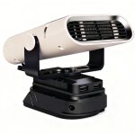 Jeffergarden petit chauffage d'appoint � piles, rotatif � 360�, inclinable � 160�, 2 vitesses, d�givreur ...