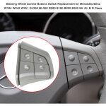 Jeffergarden pi�ces de rechange pour interrupteur de commande au volant pour mercedes benz w164 w245 ...
