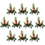 Jeffergarden plante artificielle en aiguilles de pin, accessoires de d�coration de no�l, coffret cadeau, ...