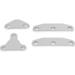 Jeffergarden plaque d'admission d'�chappement, block off plates kit aluminiumlegierung auspuff ansaugplatte ...