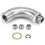 Jeffergarden raccord de capteur d'oxyg�ne, connecteur de rericteur de capteur d'oxyg�ne en forme de j ...