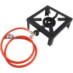 Jeffergarden r�chaud � gaz en fonte 8 kw, po�le robuste en fonte avec support, mod�le europ�en, r�chaud ...