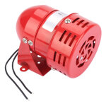 Sirene alarme 220v puissant  exterieure, sirene alarme 120db, rouge moteur conduit sirne mtal corne ...