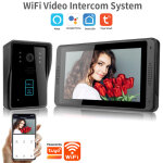 Jeffergarden sonnette cam�ra sans fil hd vision nocturne interphone grand angle vid�o visiophone lp65 ...