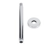 Jeffergarden support mural de tuyau de bras de douche rond en acier inoxydable pour pommeau de douche ... Jeffergarden support mural de tuyau de bras de douche rond en acier inoxydable pour pommeau de douche ...