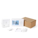 Jeffergarden thermostat intelligent wifi programmable sans fil avec r�cepteur rf, format table / mur, ...