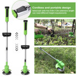 Jeffergarden tondeuse � gazon �lectrique typee, batterie li - ion rechargeable, sans fil, coupe - bordures ...