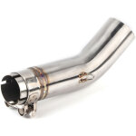 Jeffergarden tube d'�chappement interm�diaire, diam�tre 51 mm, pour motos. tube moyen antirouille haute ...