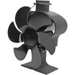Jeffergarden ventilateur de chemine  6 pales, ventilateur de pole  bois cologique  dmarrage automatique ...