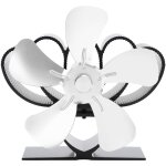 Jeffergarden ventilateur de pole  chaleur en alliage d'aluminium, ventilateur de pole  bois durable ...