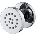 Jets lat�raux chrom� jet de corps en laiton r�glables pulv�risation de buse ronde mural jets de massage ...