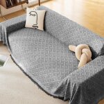 Jet� de canap� grande taille, housse de canap� d'angle 1 2 3 4 places en forme de l, r�versible de serviette ...