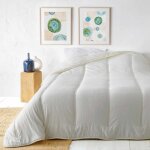 Jet� de lit uni cr�me 230x250 cm