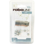 Jeu de 12 lames adaptable pour robots stiga mod�les a1500, a3000, a5000, g1200, g300, g600, stig 1200, ...