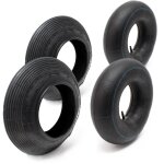 Wiltec lot de 2x pneus & 2x chambres à air 4. 00 - 8 pour roues de brouette ? avec valve droite tr13 ... Wiltec lot de 2x pneus & 2x chambres à air 4. 00 - 8 pour roues de brouette ? avec valve droite tr13 ...