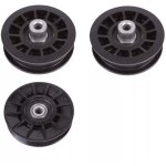Jeu de 3 pi�ces pour husqvarna, 2 poulies de renvoi en v 532194326 et 1 jeu de poulies lisses 532194327 ...